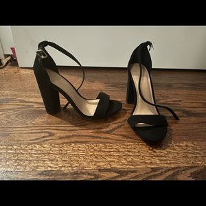 Brand new black block heel shoes